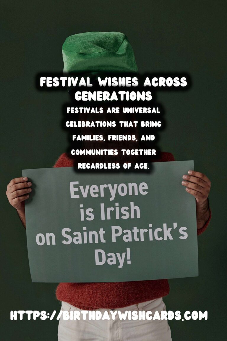 Timeless Festival Wishes and Messages For Every Age Group