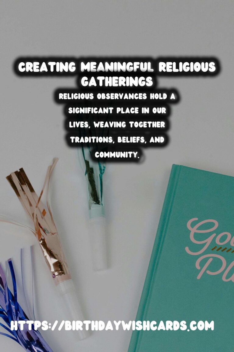 Timeless Religious Observance Planning That Reflect Your Style