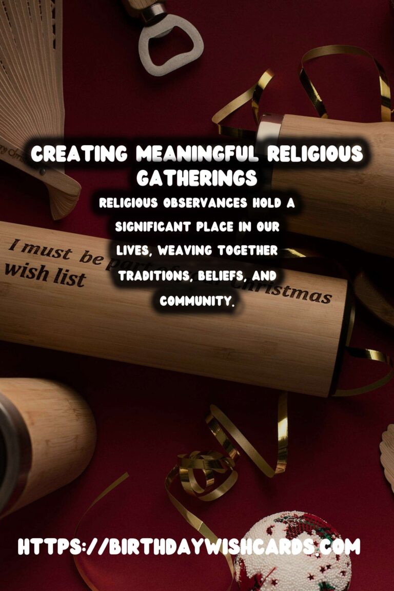 Timeless Religious Observance Planning That Reflect Your Style