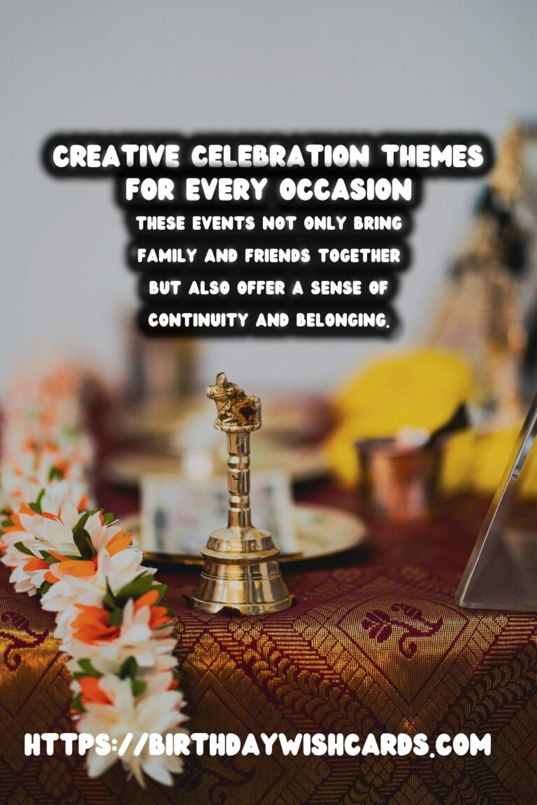Timeless Tradition-Based Celebration Ideas That Make Memories
