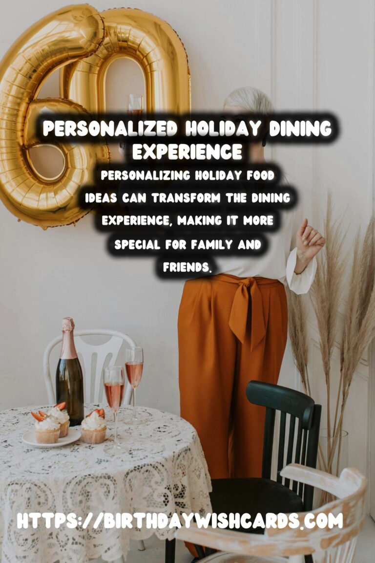 Timeless Ways to Personalize Holiday Food Ideas