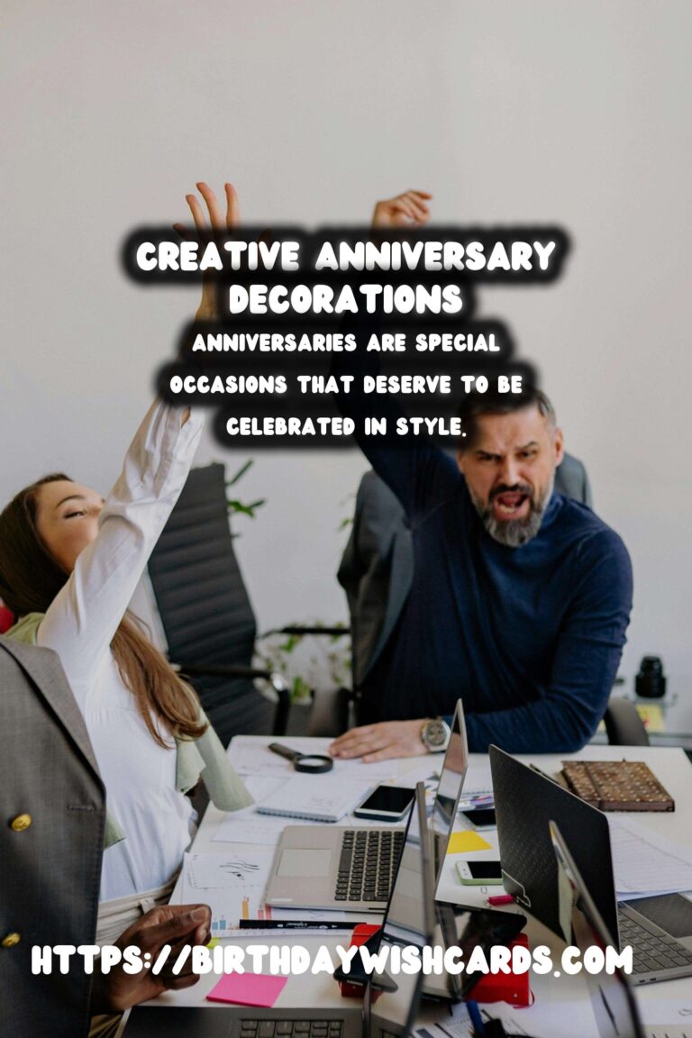 Top 10 Anniversary Decoration Ideas On a Budget