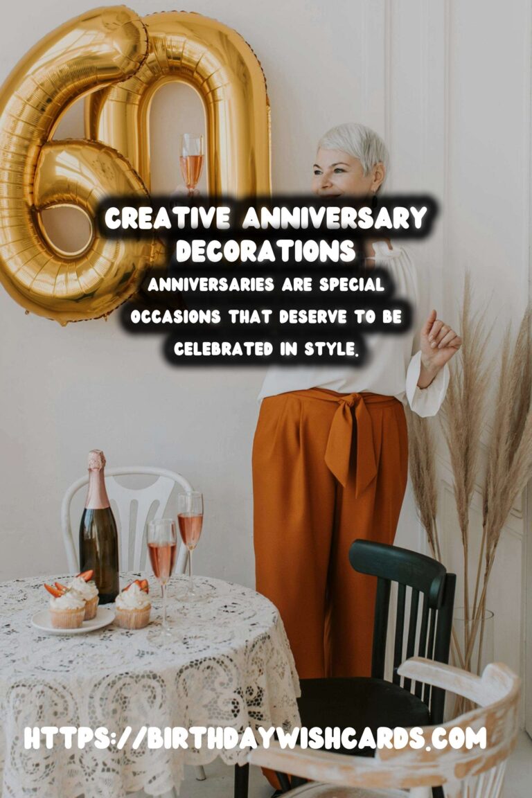 Top 10 Anniversary Decoration Ideas On a Budget