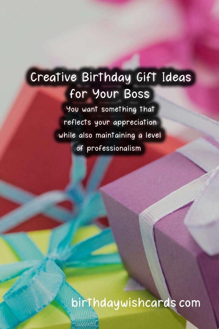 Top 10 Birthday Gift Ideas for Bosses
