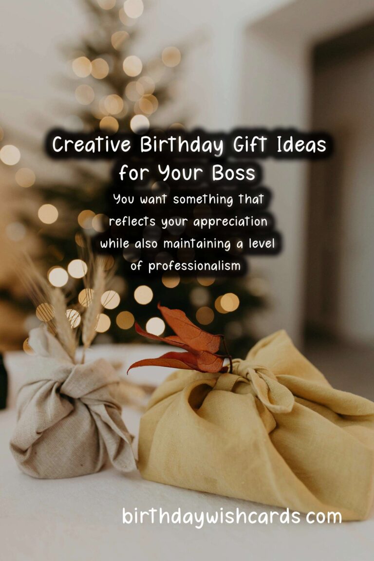 Top 10 Birthday Gift Ideas for Bosses