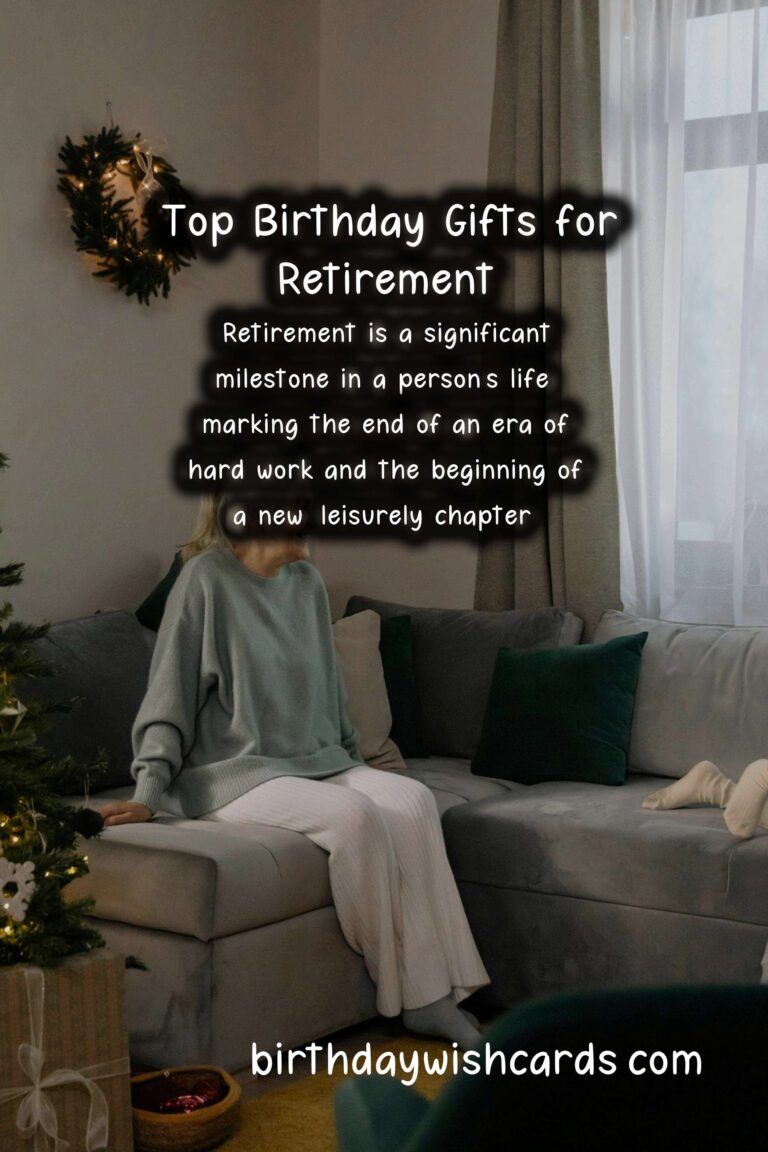 Top 10 Birthday Gift Ideas for Retirement