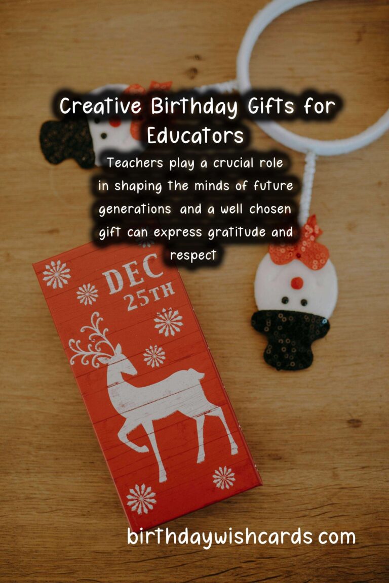 Top 10 Birthday Gift Ideas for Teachers