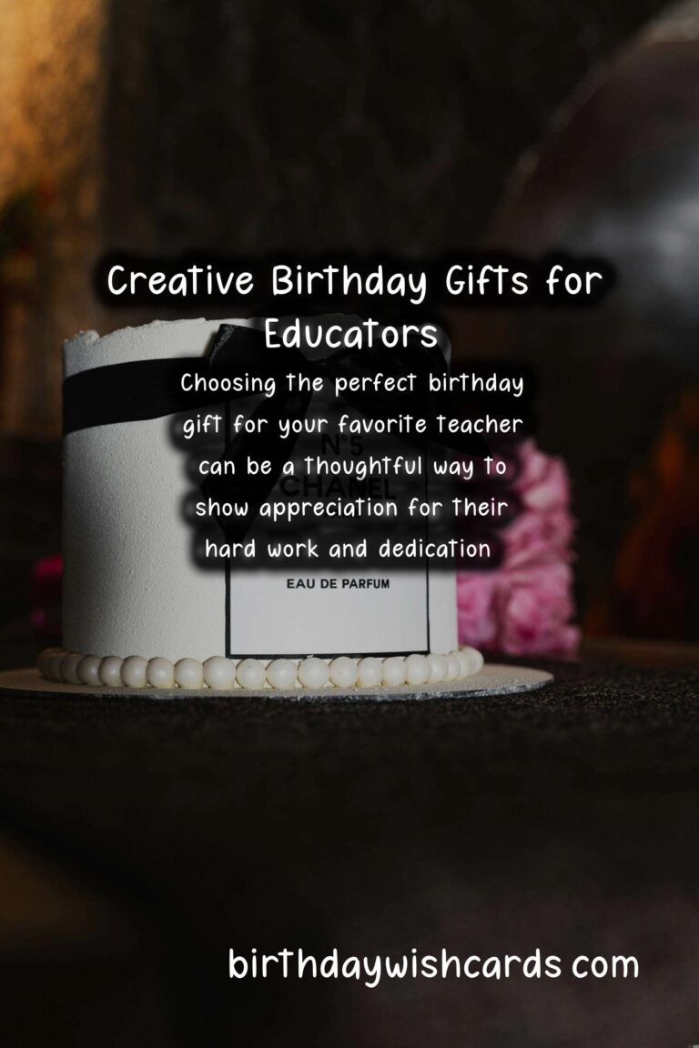 Top 10 Birthday Gift Ideas for Teachers