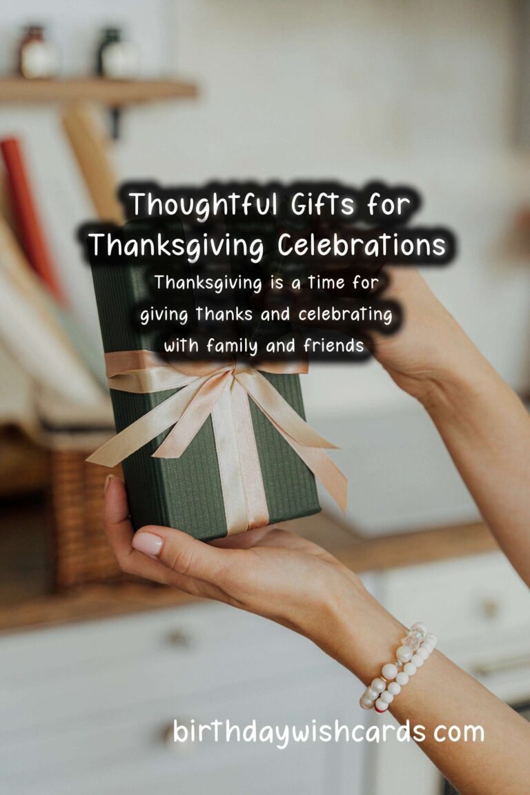 Top 10 Birthday Gift Ideas for Thanksgiving