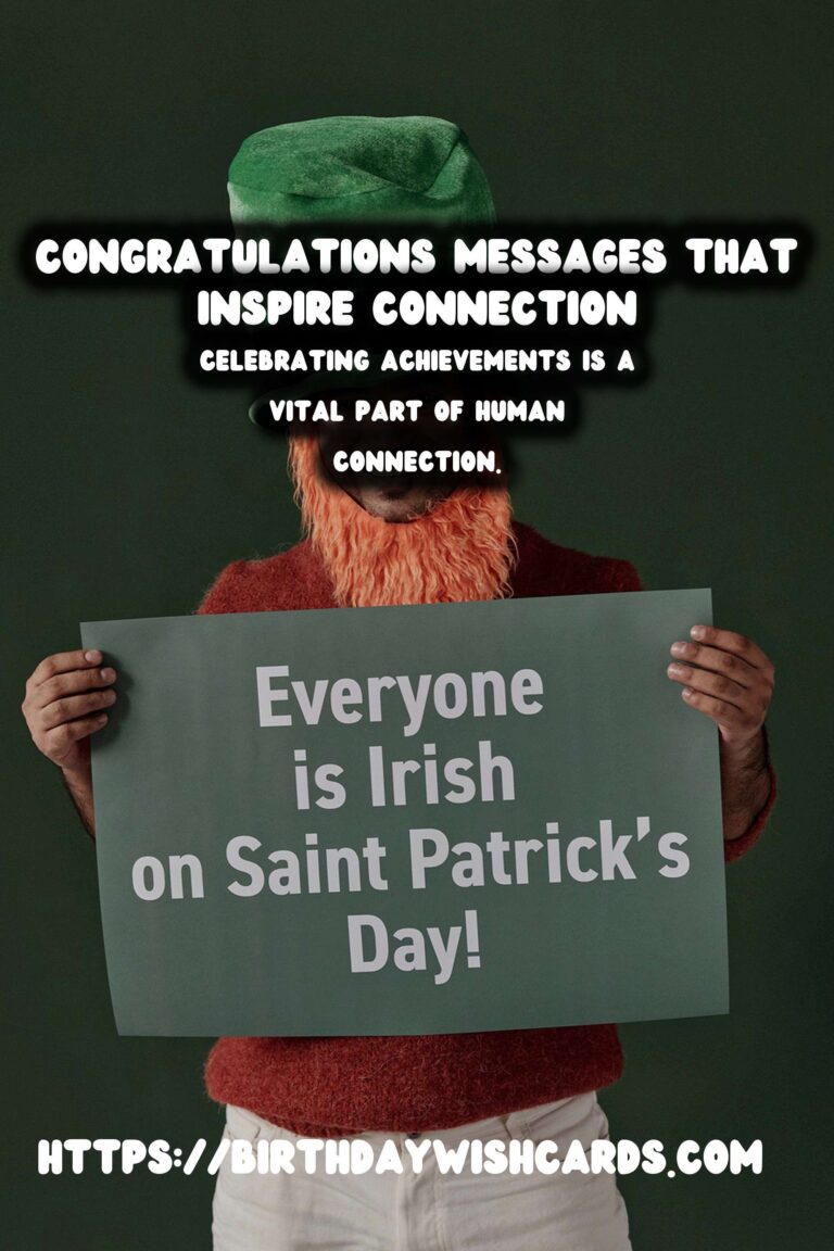 Top 10 Congratulations Messages That Inspire Connection