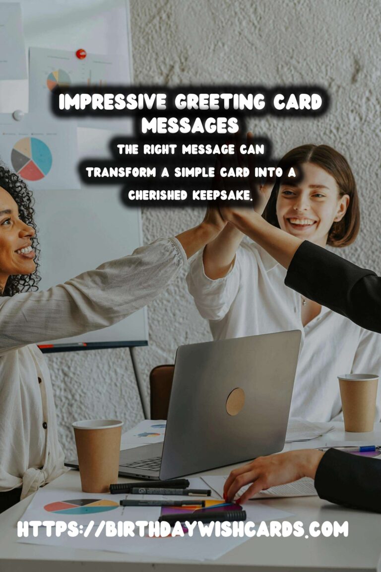 Top 10 Greeting Card Messages That Impress