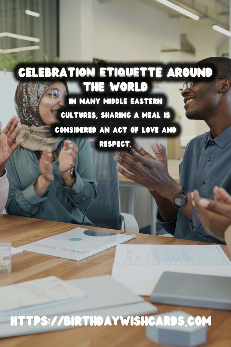 Top 20 Celebration Etiquette Around the World That Are Trendy