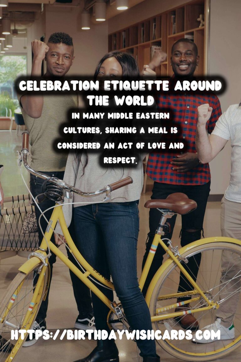 Top 20 Celebration Etiquette Around the World That Are Trendy