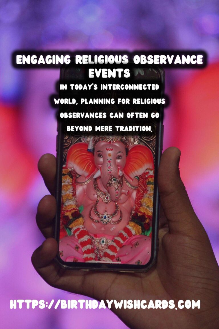 Top 25 Religious Observance Planning That Go Viral