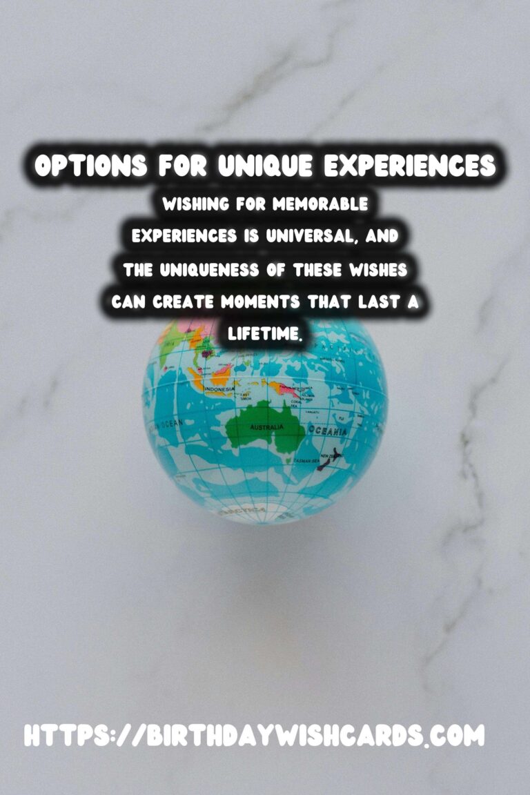 Top 30 Unique Wish Ideas For an Unforgettable Experience