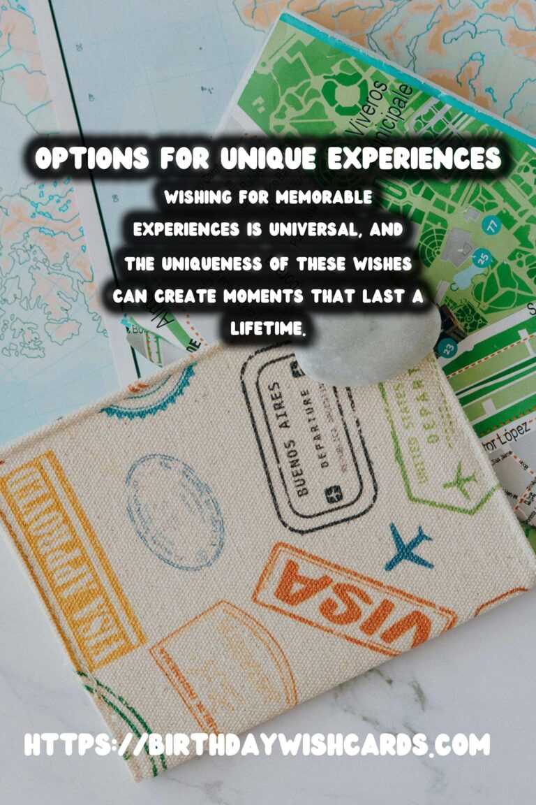 Top 30 Unique Wish Ideas For an Unforgettable Experience