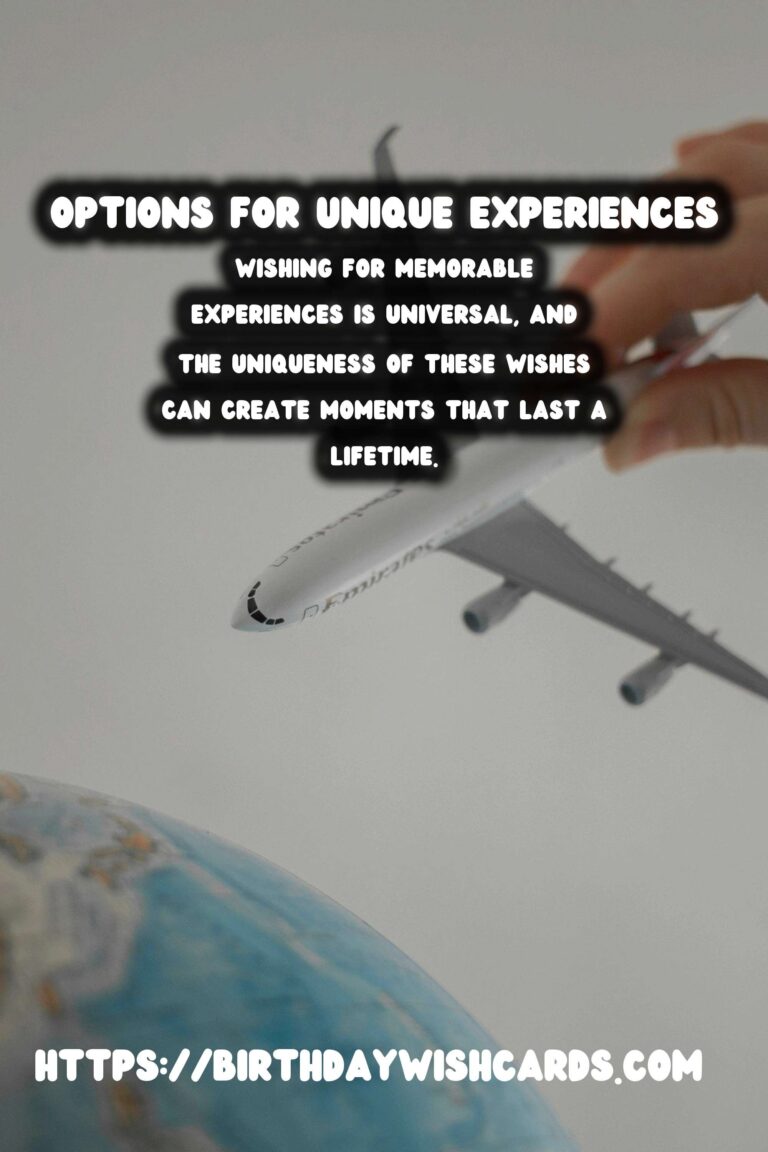 Top 30 Unique Wish Ideas For an Unforgettable Experience