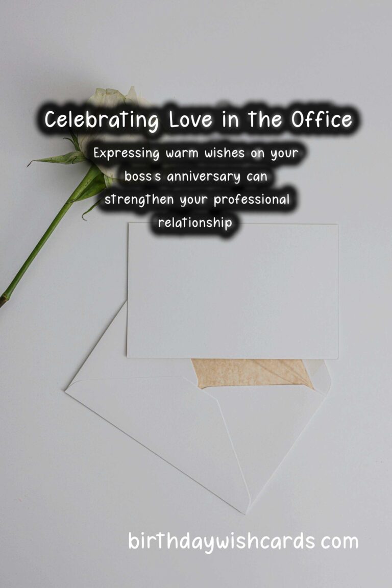 Top Anniversary Wishes for Bosses Couples