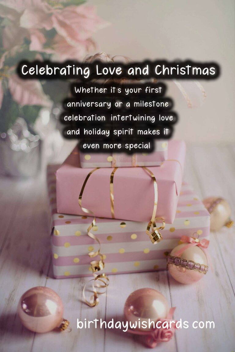 Top Anniversary Wishes for Christmas Couples