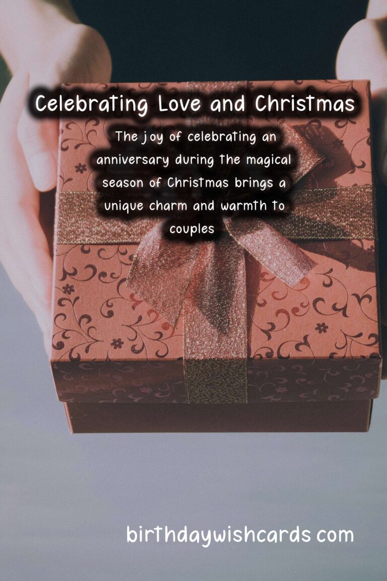 Top Anniversary Wishes for Christmas Couples