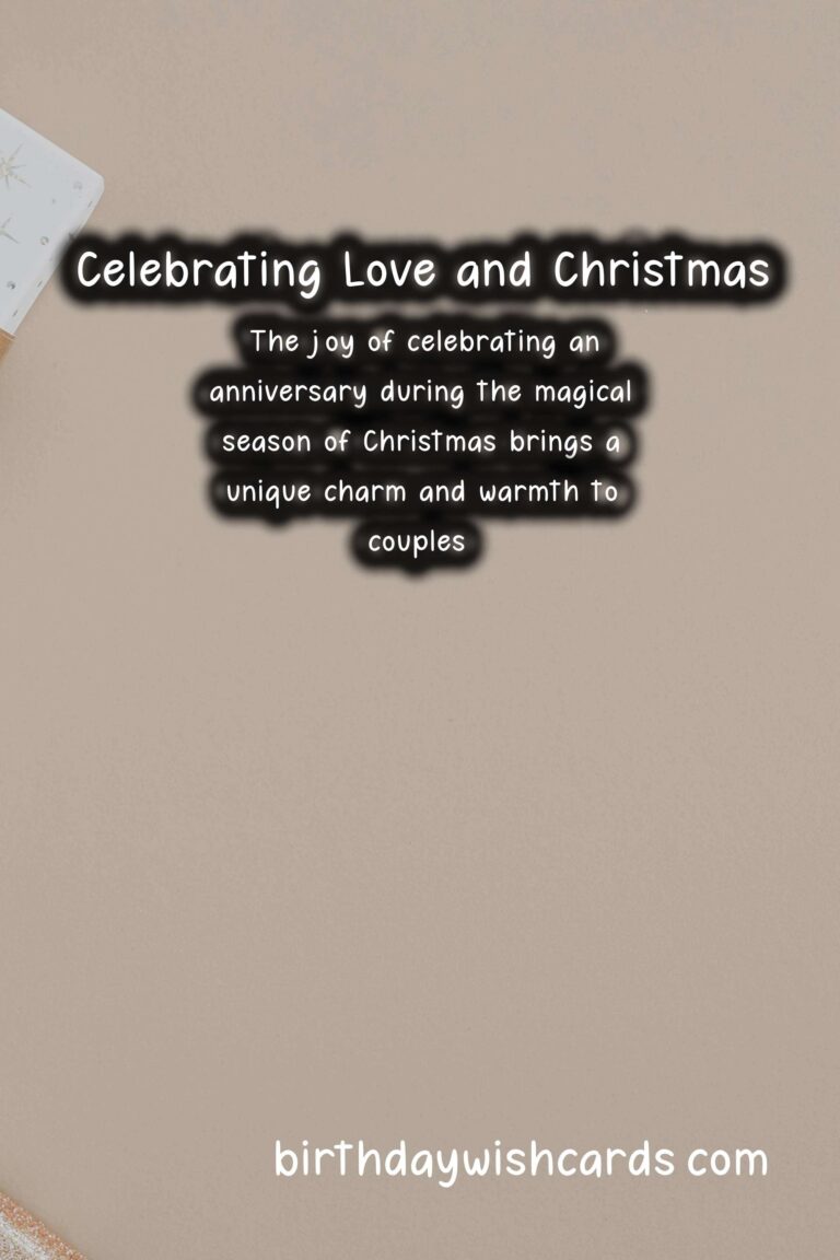 Top Anniversary Wishes for Christmas Couples