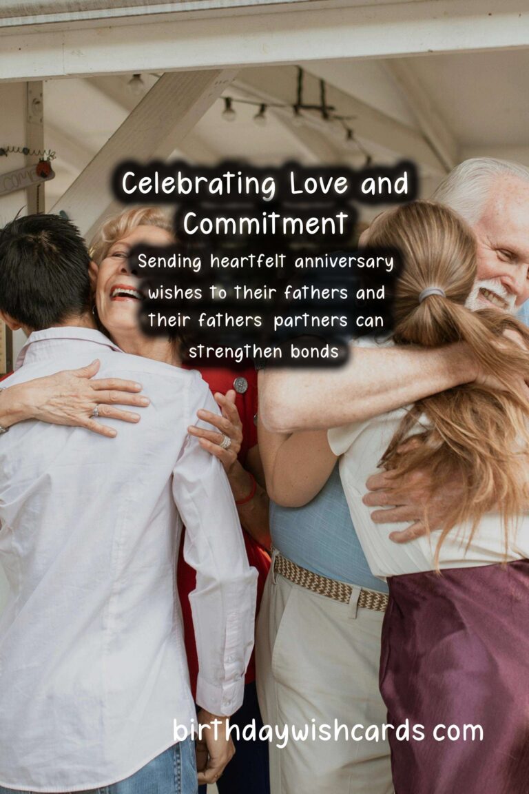 Top Anniversary Wishes for Dad Couples