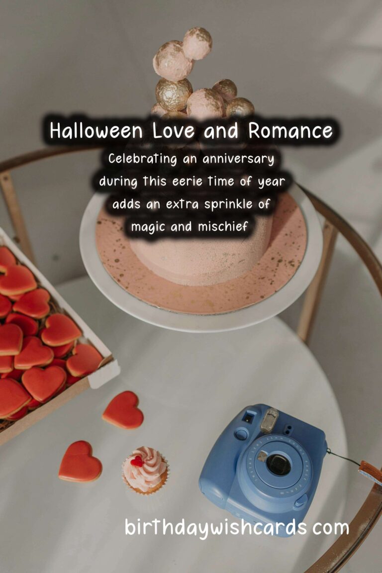 Top Anniversary Wishes for Halloween Couples