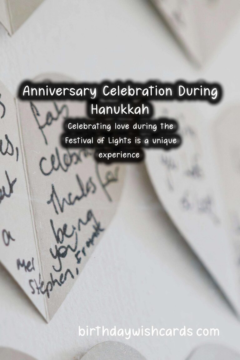 Top Anniversary Wishes for Hanukkah Couples