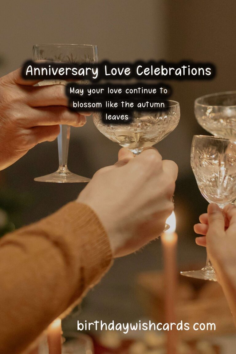 Top Anniversary Wishes for Thanksgiving Couples