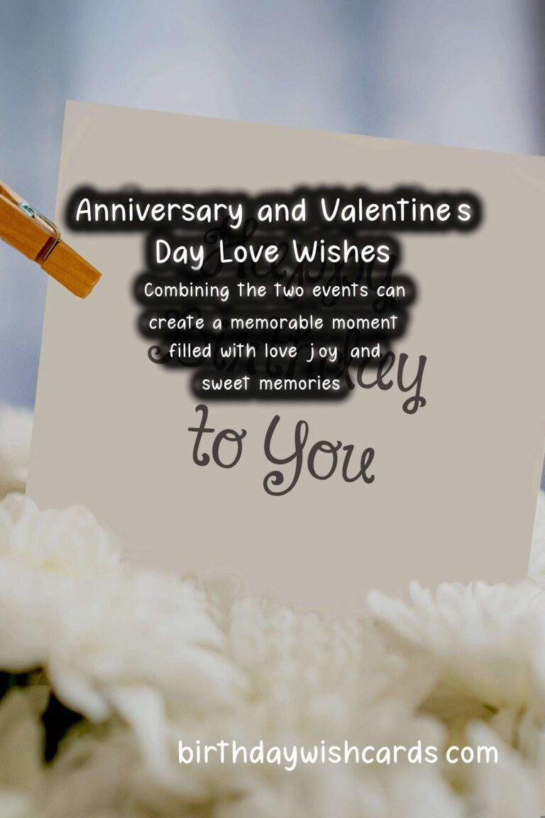 Top Anniversary Wishes for Valentine’s Day Couples