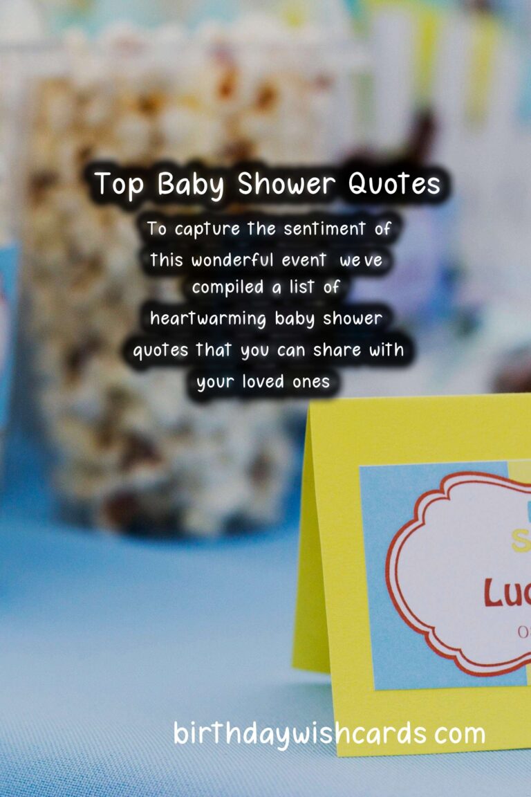Top Baby Shower Quotes to Share with Loved Ones