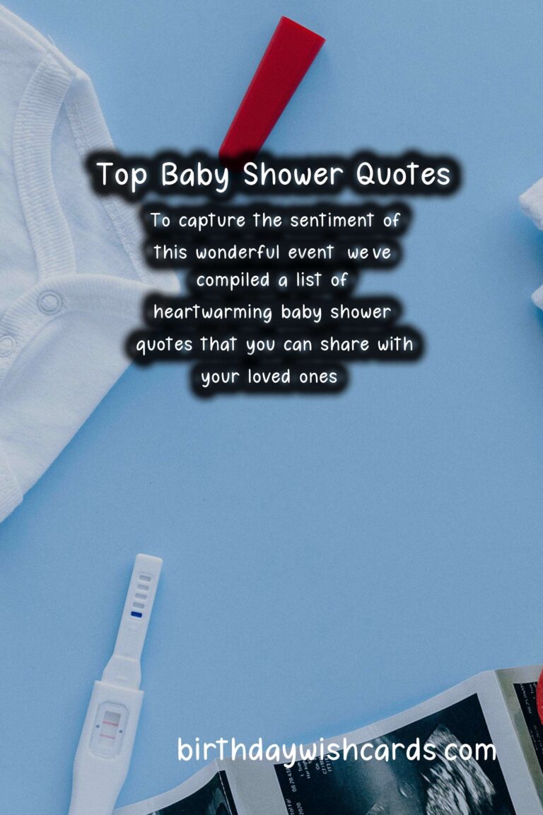 Top Baby Shower Quotes to Share with Loved Ones