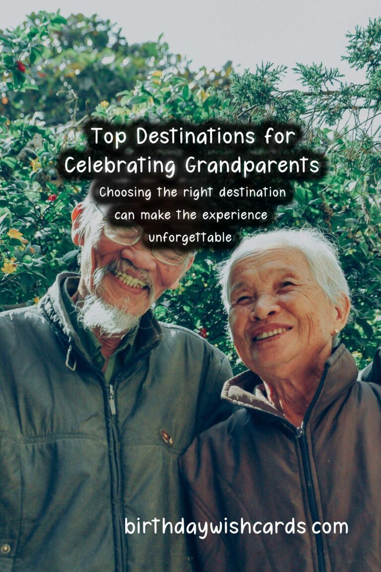 Top Destinations to Celebrate Grandparents