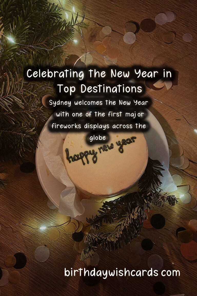 Top Destinations to Celebrate New Year