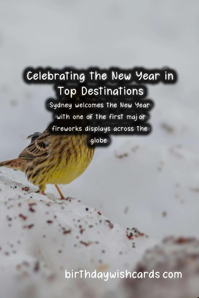 Top Destinations to Celebrate New Year