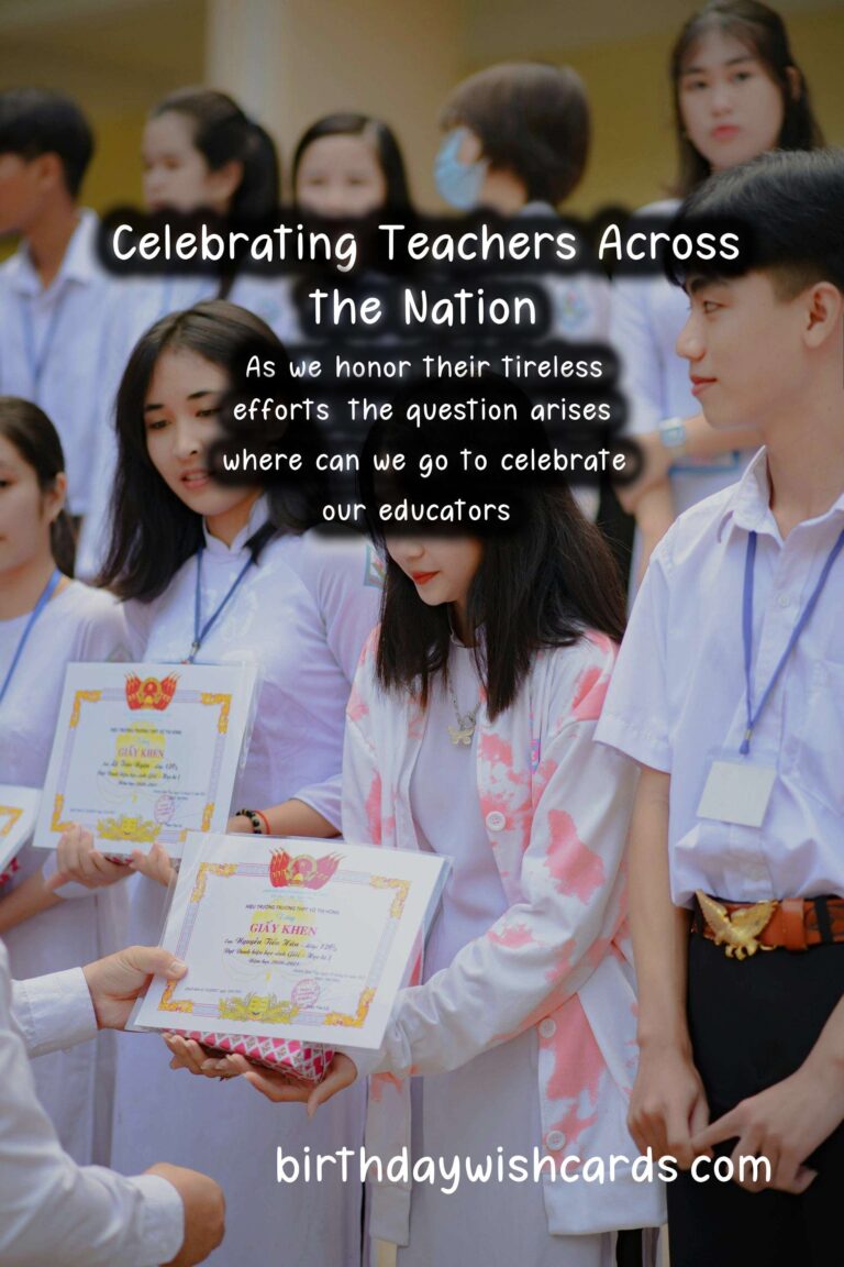 Top Destinations to Celebrate Teachers