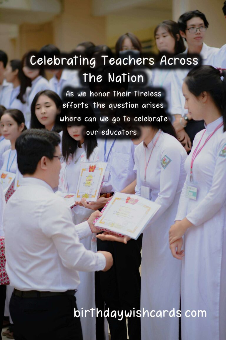 Top Destinations to Celebrate Teachers