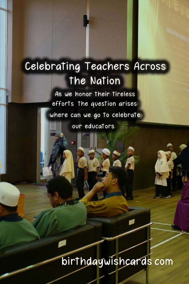 Top Destinations to Celebrate Teachers