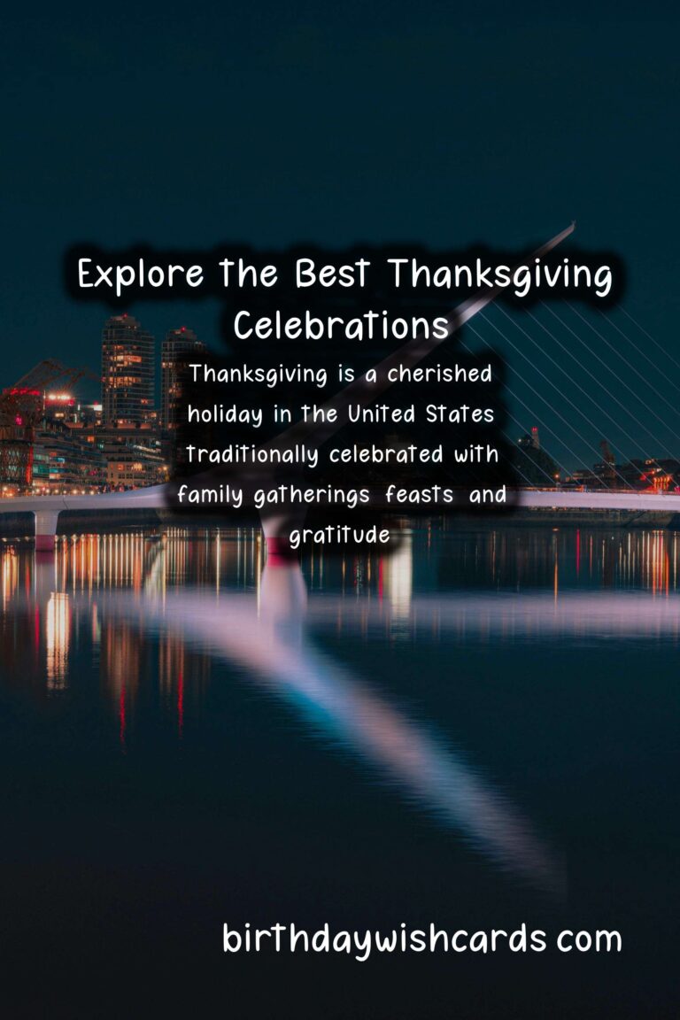 Top Destinations to Celebrate Thanksgiving
