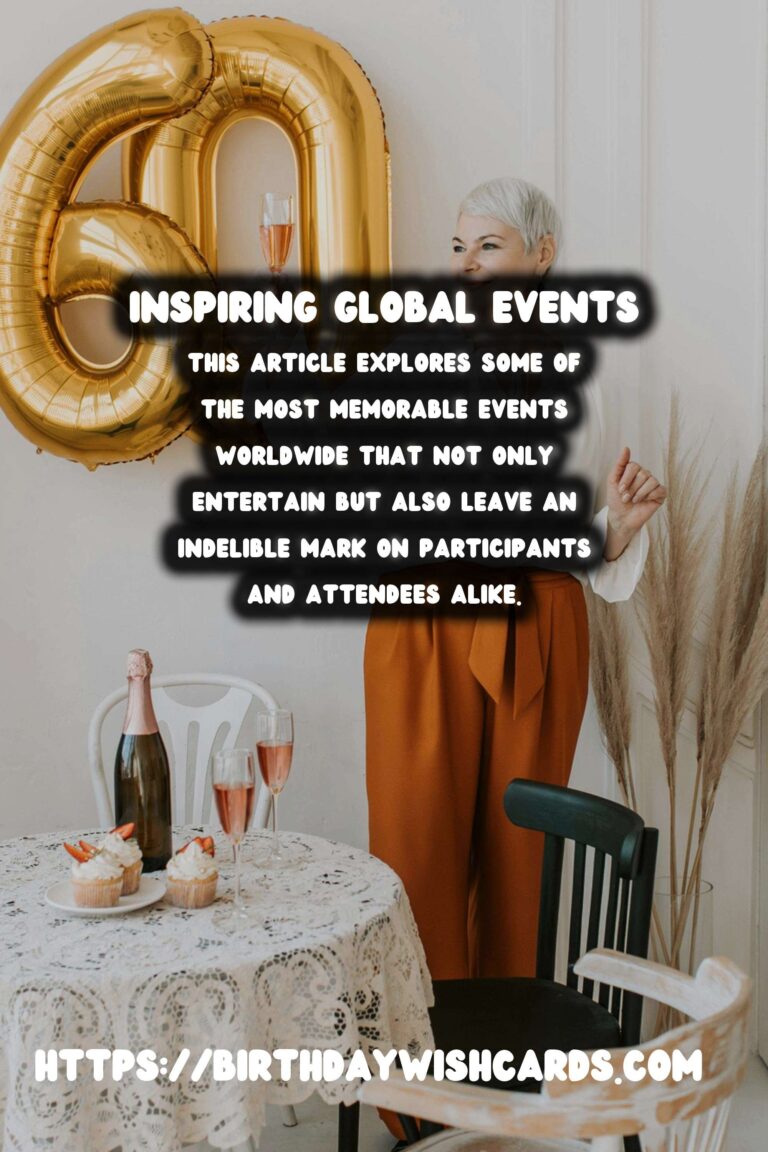 Top Global Event Inspiration That Make Memories