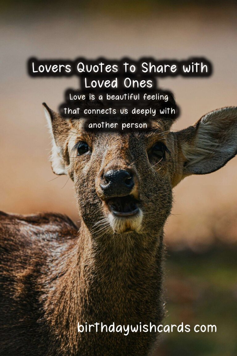 Top Lovers Quotes to Share with Loved Ones