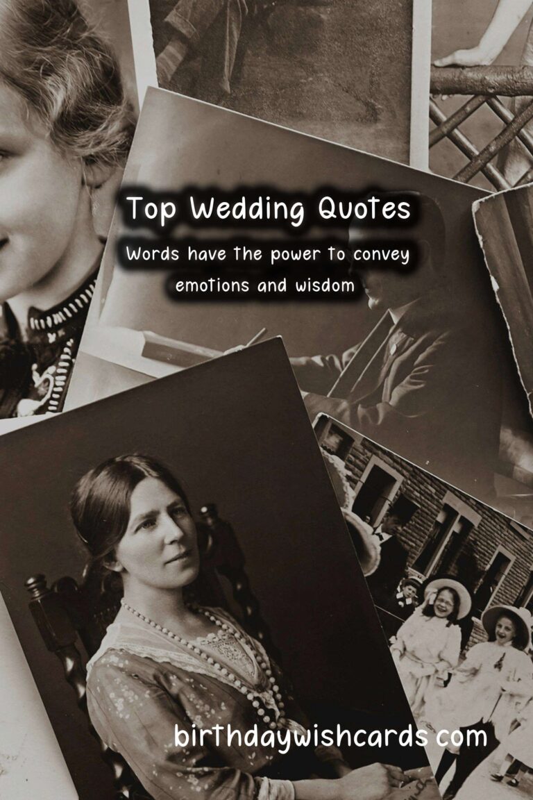 Top Wedding Quotes to Share with Loved Ones