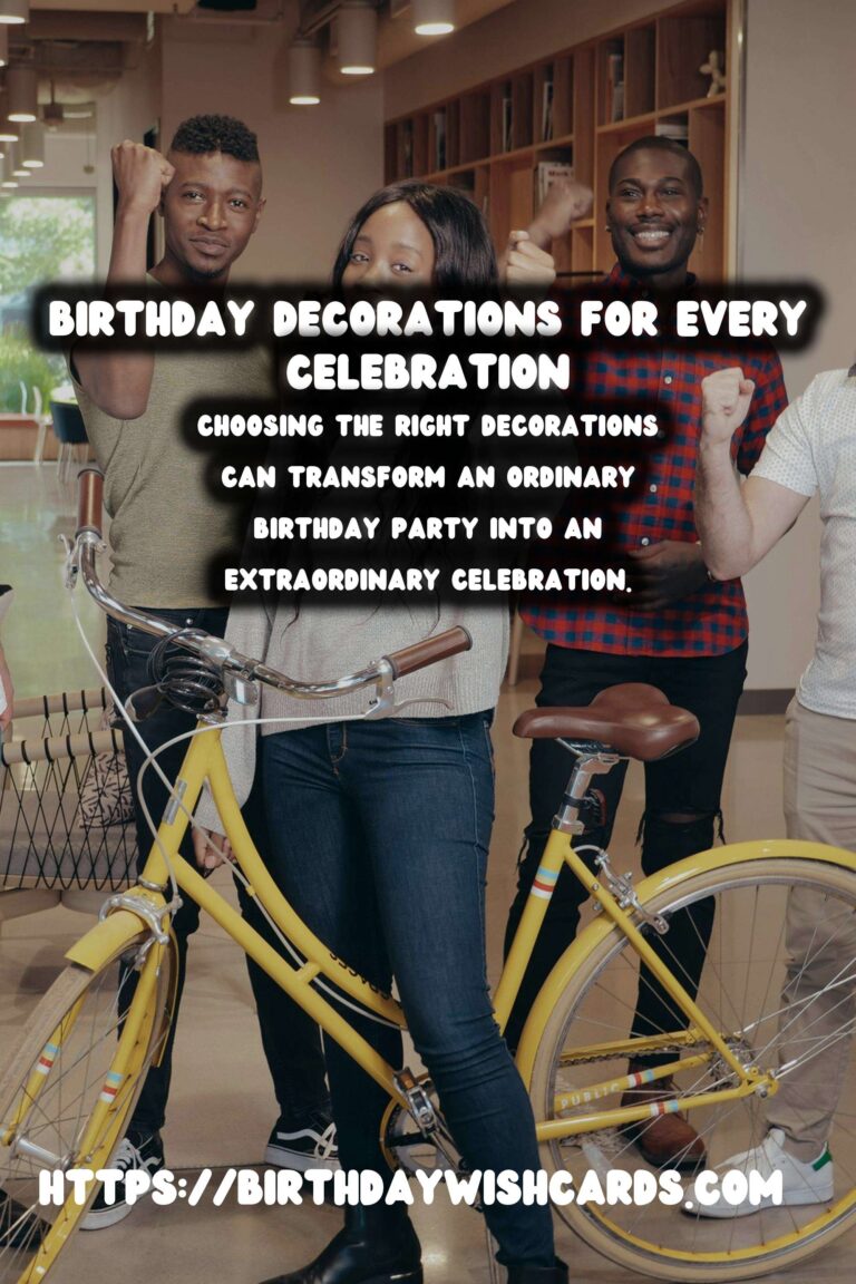 Trendy Birthday Decorations That Make Memories