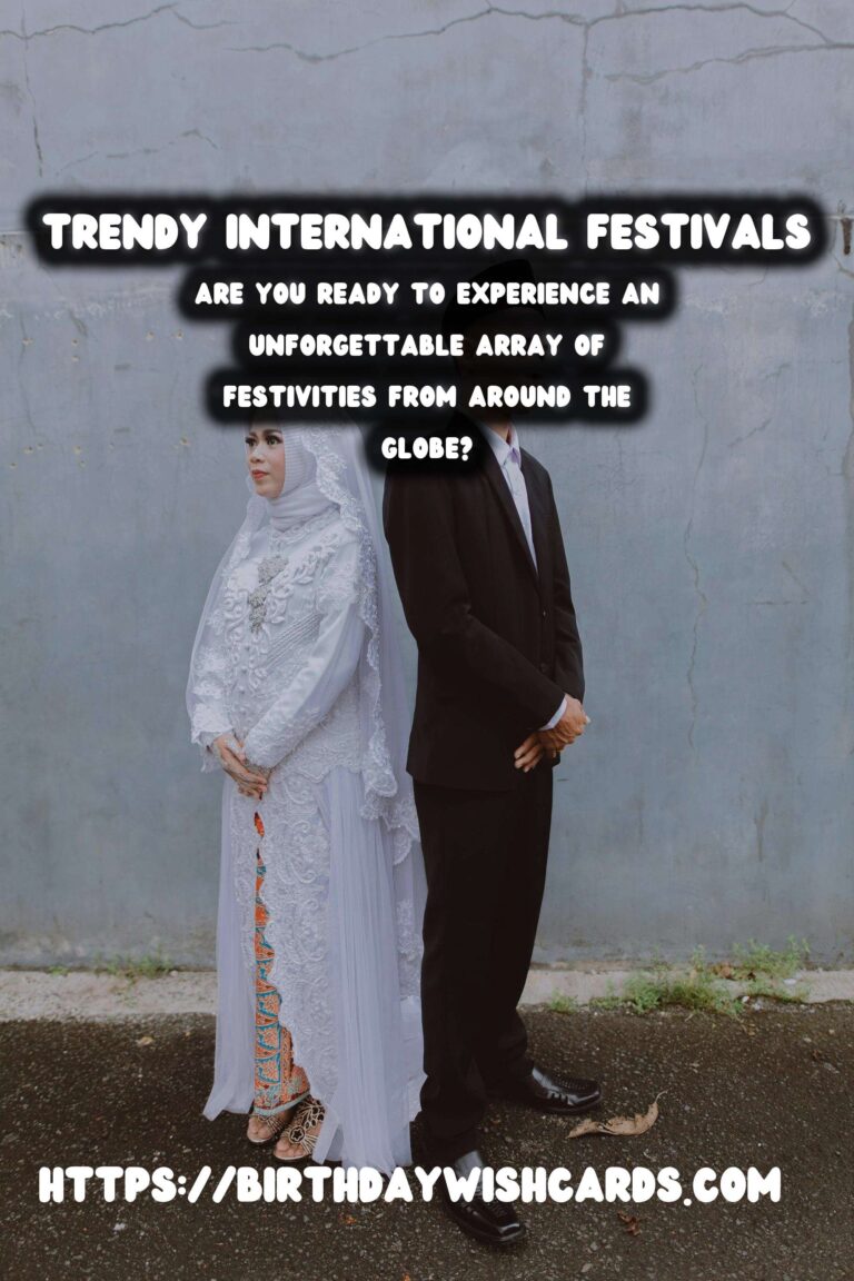 Trendy International Festival Guides That Will Wow Your Guests