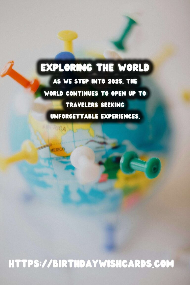 Ultimate Global Holiday Planning in 2025: Tips and Destinations