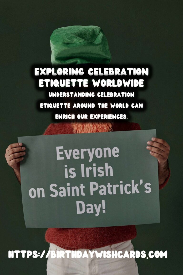 Ultimate Ways to Craft Celebration Etiquette Around the World