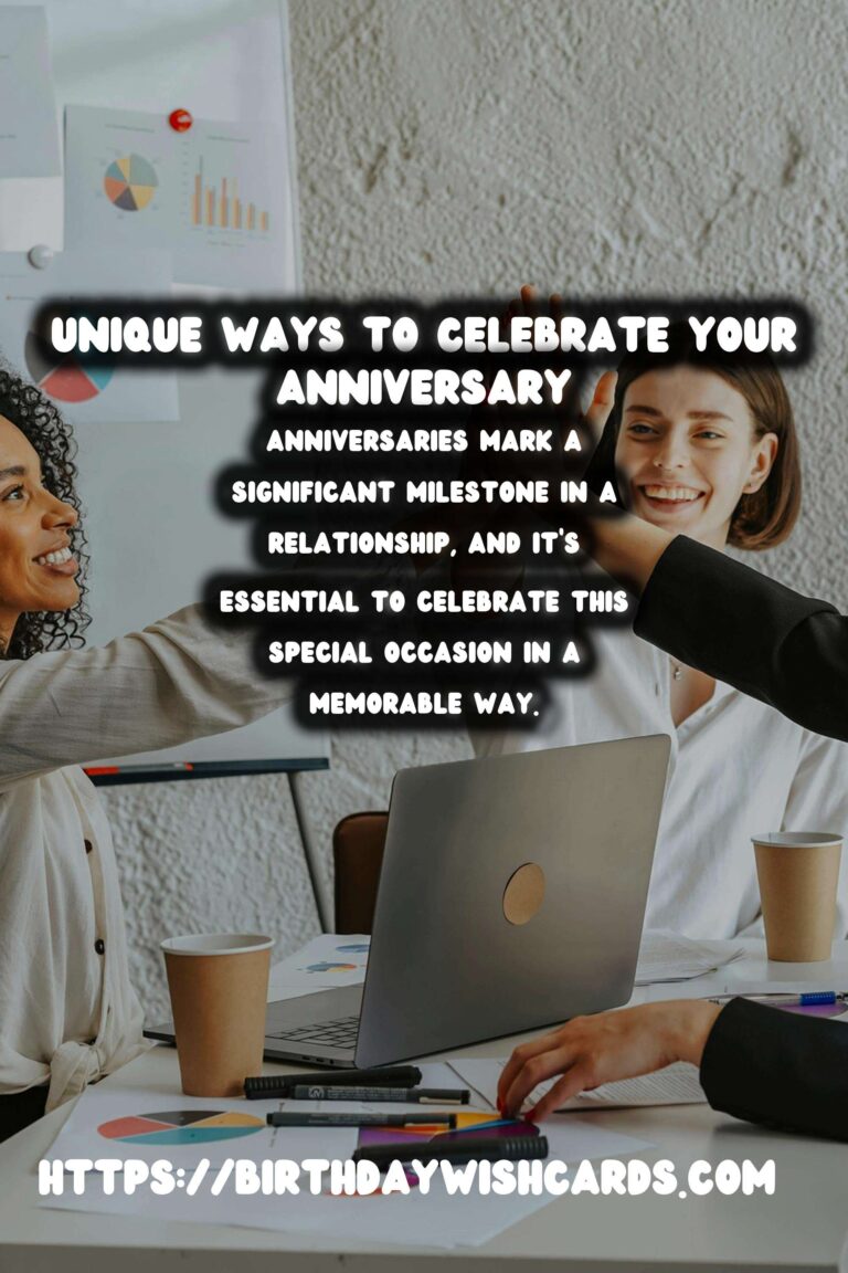 Unique Anniversary Planning Tips to Make Your Day Special