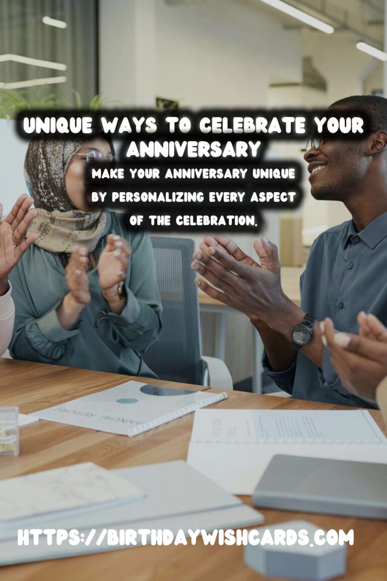 Unique Anniversary Planning Tips to Make Your Day Special