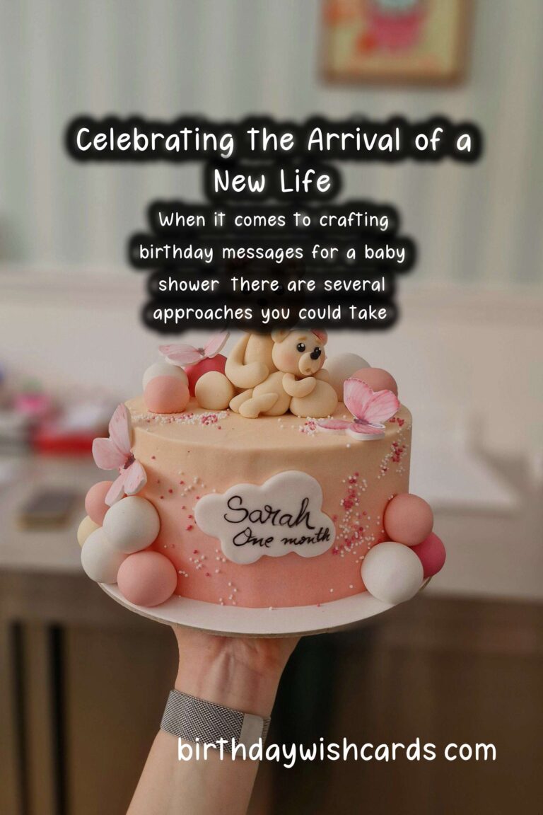 Unique Birthday Messages for Baby Shower: Celebrate with Love and Joy