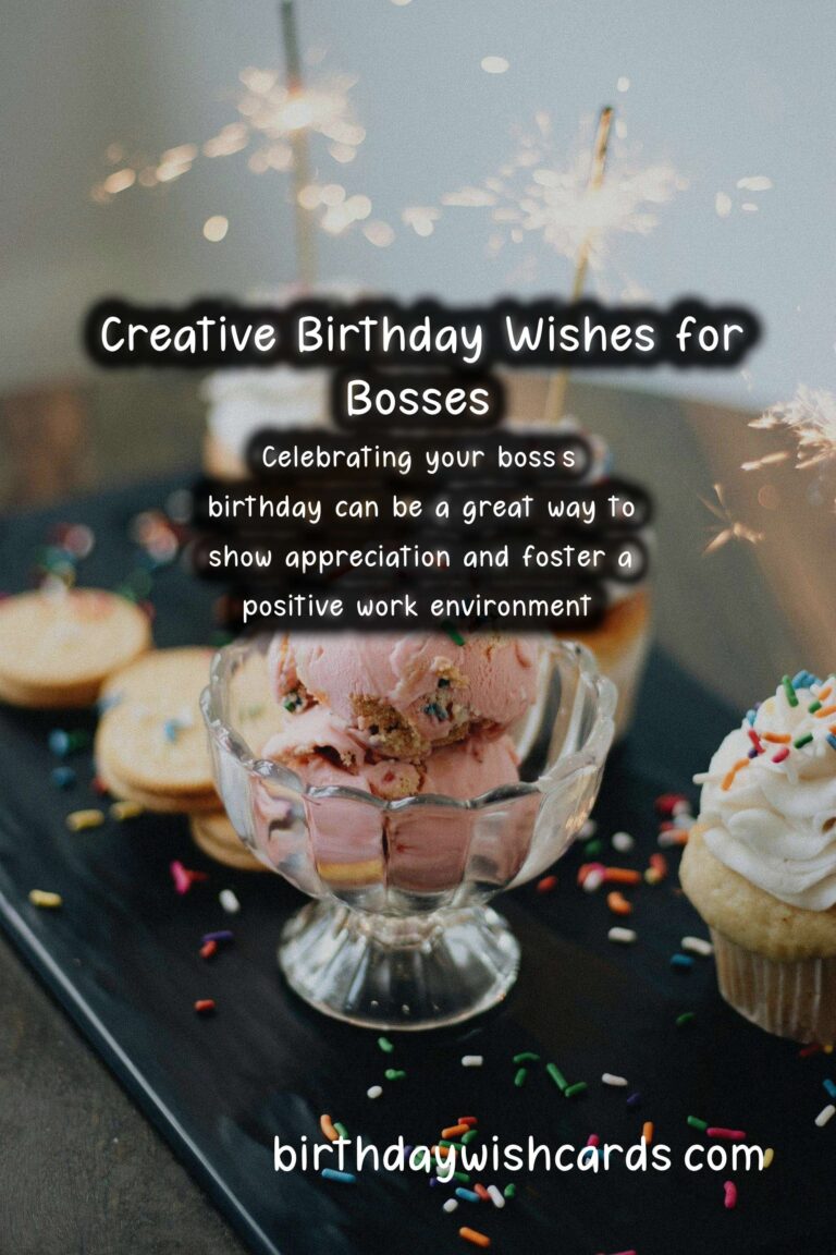 Unique Birthday Messages for Bosses: Creative Ideas to Celebrate Your Leader